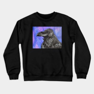 Crow painting Crewneck Sweatshirt